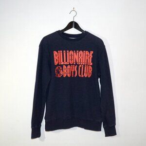Billionaire Boys Club BBC Crewneck Sweatshirt Navy Orange Mens Small